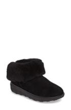 Women's Fitflop Shorty Ii Genuine Shearling Lined Boot M - Black
