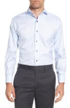 Men's Lorenzo Uomo Trim Fit Solid Dress Shirt .5 - 34 - Blue