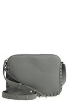 Allsaints Kepi Mini Leather Crossbody Bag - Grey