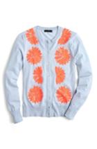 Women's J.crew Jackie Embellished Cotton Blend Cardigan