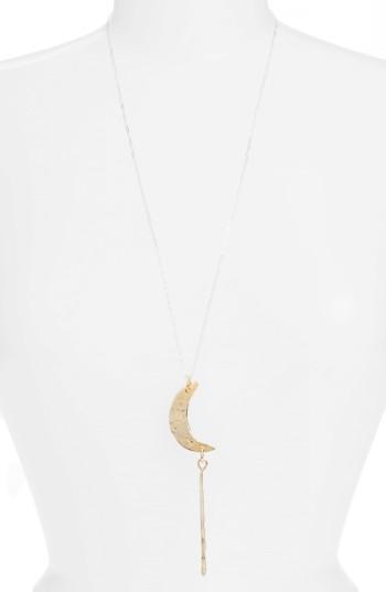 Women's Britt Bolton Crescent Moon Pendant Necklace