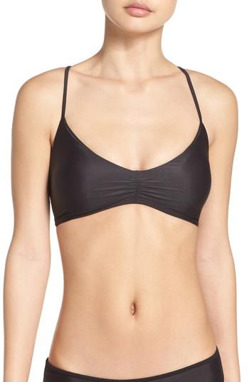 Women's Bca Move Along Bikini Top, Size D - Black