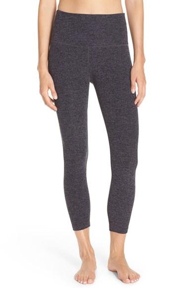 Women's Beyond Yoga High Waist Capris - Grey