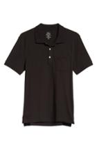 Men's J.crew Stretch Cotton Polo Shirt - Black