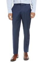 Men's Nordstrom Men's Shop Tech-smart Trim Fit Flat Front Trousers