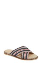 Women's Topshop Hibiscus Slide Sandal .5us / 35eu - Blue