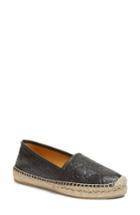 Women's Gucci Pilar Espadrille Flat Us / 35eu - Black