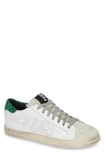 Men's P448 A8john Perforated Sneaker -7.5us / 40eu - White