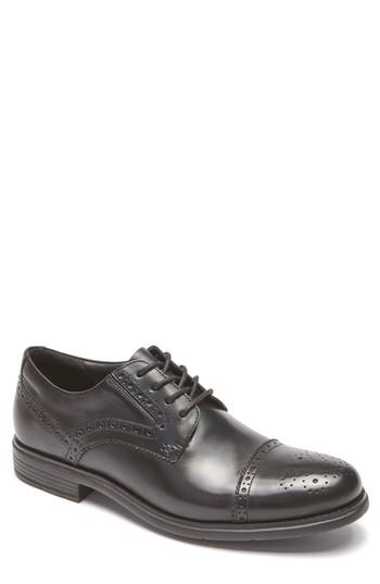 Men's Rockport Tmd Cap Toe Derby .5 M - Black