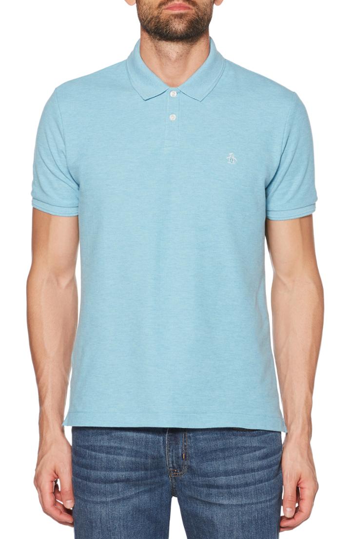 Men's Original Penguin Daddy-o 2.0 Pique Polo - Blue