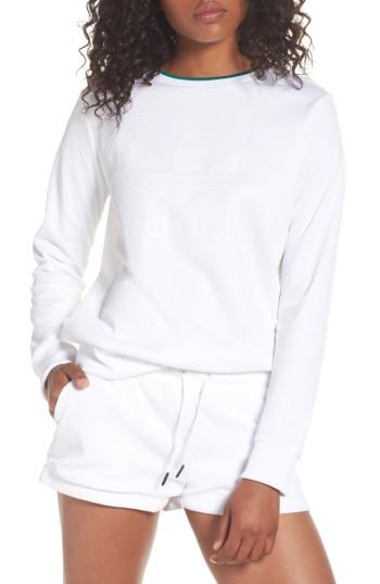 Women's Adidas Originals Eqt Trefoil Pullover
