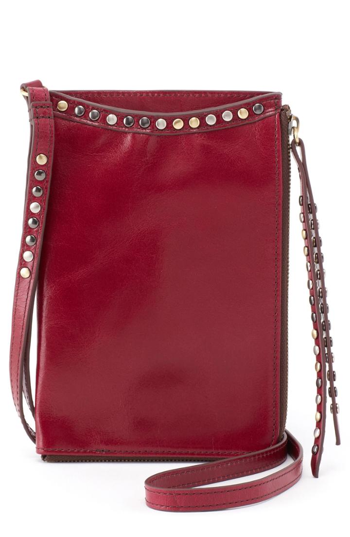 Hobo Moxie Leather Crossbody Bag - Red