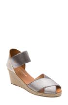 Women's Andre Assous Erika Espadrille Wedge M - Black