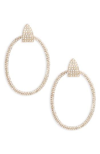 Women's Bp. Crystal Doorknocker Earrings