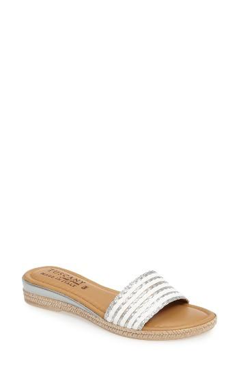 Women's Tuscany By Easy Street Vanna Slide Sandal N - White