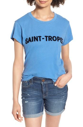 Women's Wildfox Saint Tropez Tee - Blue