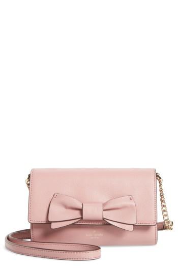 Women's Kate Spade New York Olive Drive - Corin Leather Convertible Clutch - Pink