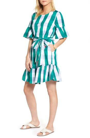 Women's 1901 Ruffle & Bow Dress - Green