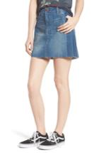 Women's 1822 Denim Two Tone Denim Skirt - Blue