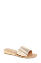 Women's Coconuts By Matisse Tiki Slide Sandal M - Metallic