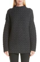 Women's Mansur Gavriel Oversized Braided Cashmere Sweater - Grey