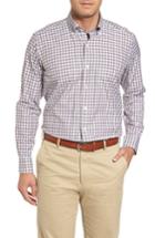 Men's Peter Millar Northern Lights Regular Fit Check Sport Shirt - Brown