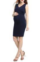 Women's Kimi And Kai Melanie Body-con Maternity Dress - Blue