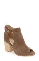 Women's Sole Society 'ferris' Open Toe Bootie .5 M - Beige