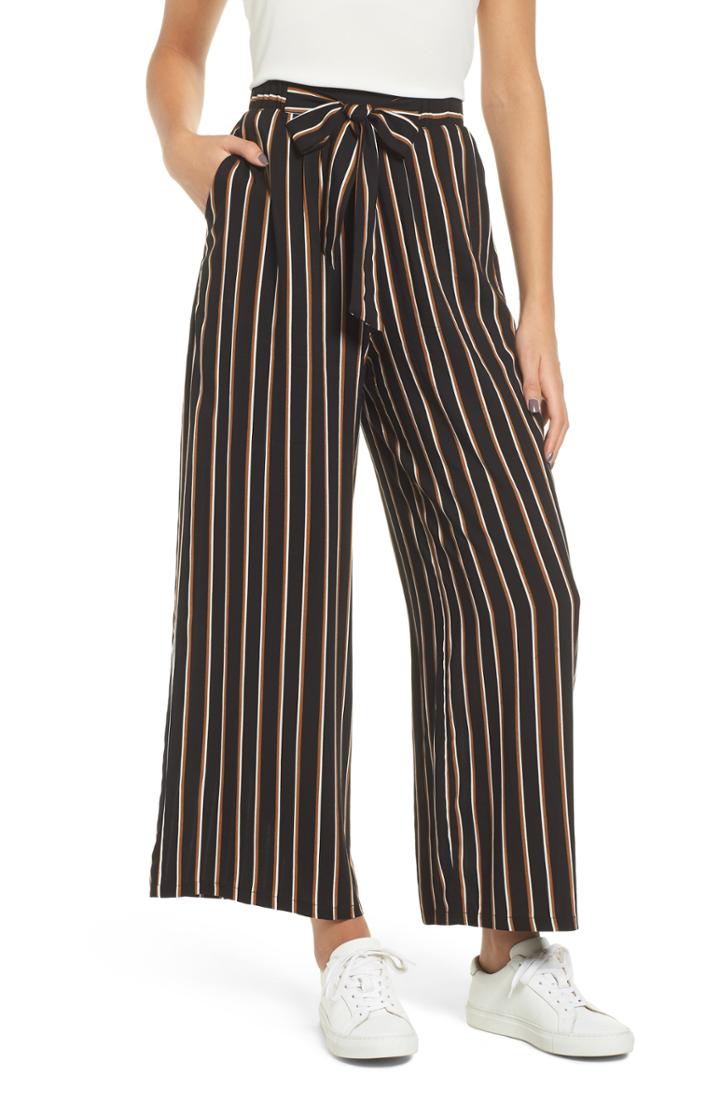 Women's All In Favor Stripe Wide Leg Pants