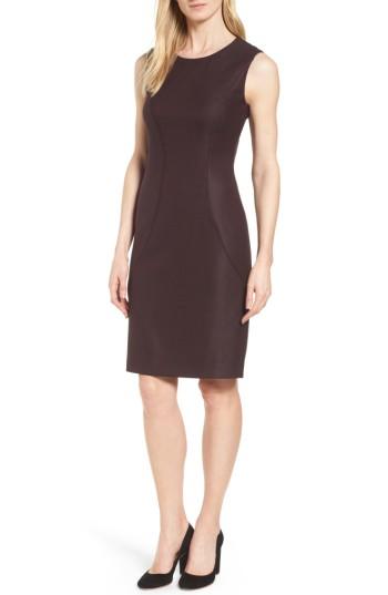 Women's Boss Denesa Sheath Dress - Burgundy