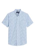 Men's 1901 Trim Fit Marble Print Sport Shirt, Size - White