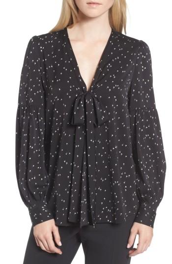 Women's Lewit V-neck Tie Blouse