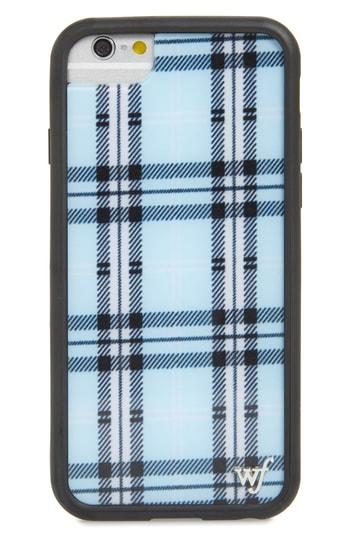 Wildflower Tartan Plaid Iphone 6/7/8 Case - Blue