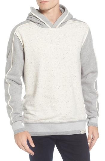 Men's Scotch & Soda Colorblock Hoodie, Size - White