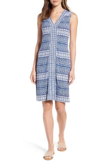 Women's Tommy Bahama Greek Grid Jersey Dress