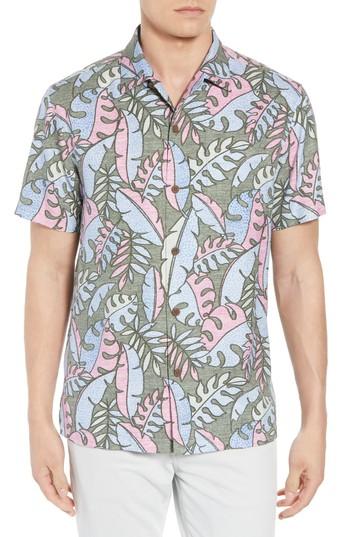Men's Tommy Bahama Mateo Fronds Silk Blend Camp Shirt