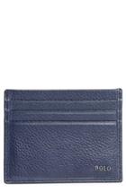 Men's Lauren Ralph Lauren Leather Card Case - Blue