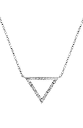 Women's Carriere Medium Triangle Diamond Pendant Necklace (nordstrom Exclusive)