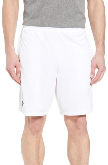 Men's Under Armour Raid 2.0 Classic Fit Shorts, Size - White