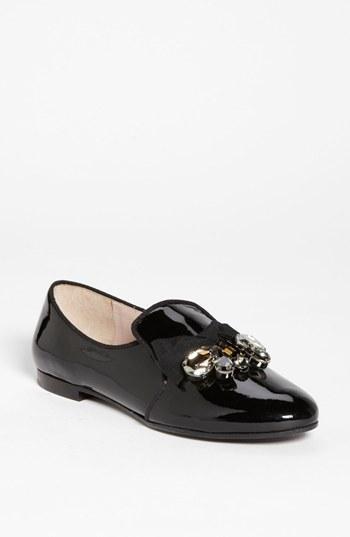 Miu Miu Smoking Loafer Womens Black