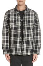 Men's Noon Goons Lbc Plaid Flannel Shirt Jacket - Black