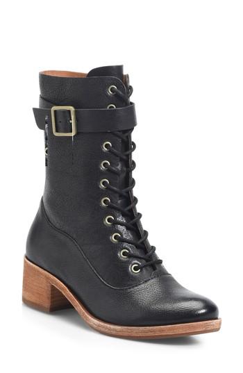 Women's Kork-ease Mona Lace-up Boot .5 M - Black