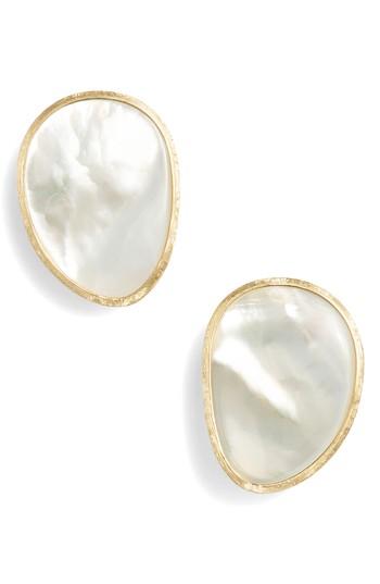 Women's Marco Bicego Lunaria Pearl Stud Earrings