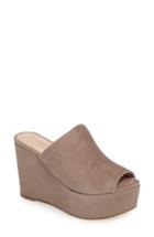 Women's Charles By Charles David Padma Platform Wedge Mule M - Beige
