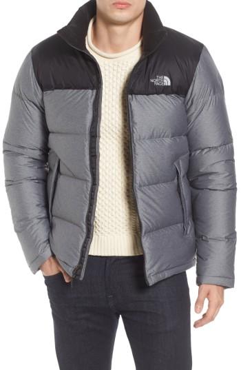Men's The North Face Nuptse Down Jacket - Grey