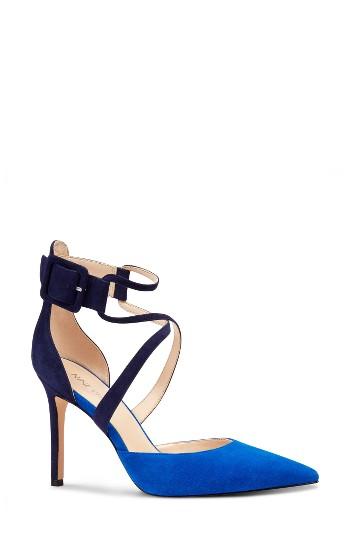 Women's Nine West Nanura Pump .5 M - Blue