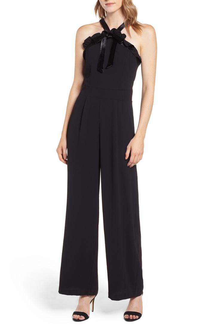 Women's Leith Cutout Jumpsuit, Size - Black