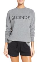 Women's Brunette Blonde Lounge Sweatshirt /small - Grey