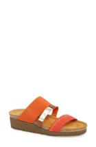 Women's Naot 'brenda' Slip-on Sandal Us / 36eu - Orange