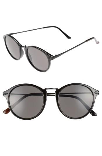 Men's 1901 Quincy 50mm Sunglasses - Black/ Grey